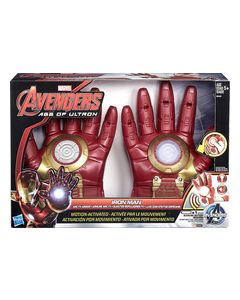 Hasbro - Marvel Avengers: Age of Ultron Iron Man Arc FX Armor Gloves - Red/Gold