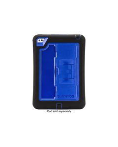 Griffin Technology - Survivor Slim Case for Apple® iPad® mini 4 - Black/Blue