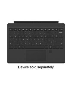 Microsoft - Surface Pro Type Cover with Fingerprint ID - Black