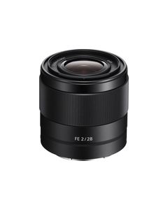 Sony - FE 28mm f/2 E-Mount Prime Lens - Black