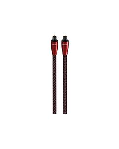 AudioQuest - OptiLink Cinnamon 9.8' In-Wall Optical Cable - Black/Red