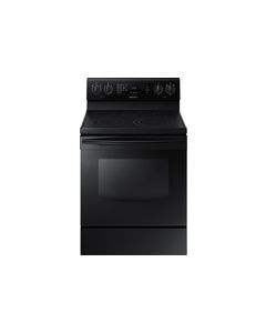 Samsung - 30" Self-Cleaning Freestanding Electric Convection Range - Black