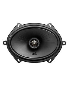 Polk Audio - 5" x 7"/6" x 8" Coaxial Speakers with Polypropylene Cones (Pair) - Black