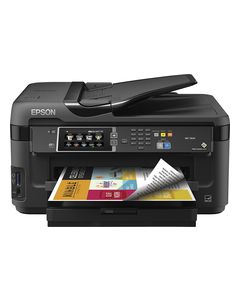 Epson - WorkForce WF-7610 Network-Ready Wide-Format Wireless All-In-One Printer - Black