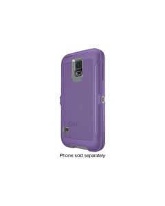 OtterBox - Defender Series Case for Samsung Galaxy S 5 Cell Phones - Plum Punch