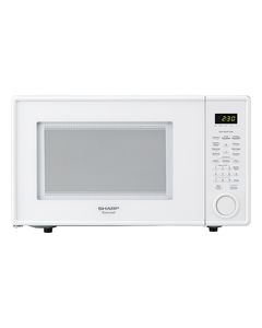 Sharp - 1.1 Cu. Ft. Mid-Size Microwave - White