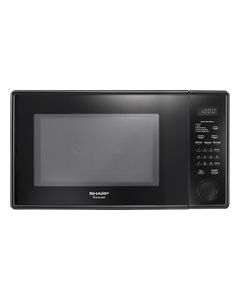 Sharp - 1.1 Cu. Ft. Mid-Size Microwave - Black