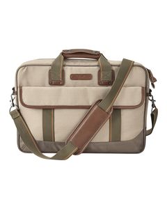 Eddie Bauer - Sportshop Collection Laptop Briefcase - Tan