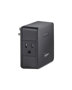 Rocketfish™ - 2-Outlet Surge Protector - Black