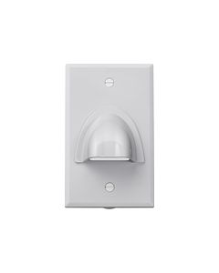 Insignia™ - Cable Pass-Through Wall Plate - White