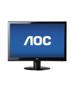 AOC - 27" Widescreen Flat-Panel LED HD Monitor - Black