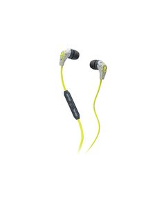 Skullcandy - 50/50 Earbud Headphones - Gray/Hot Lime