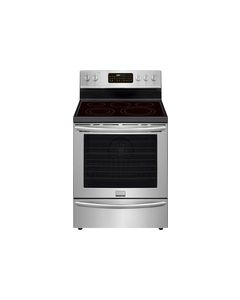 Frigidaire - Gallery 30" Self-Cleaning Freestanding Electric Convection Range - Stainless Steel