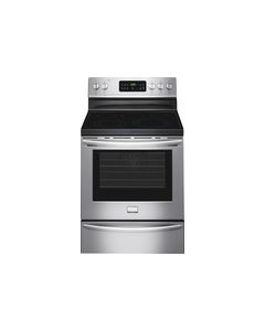 Frigidaire - Gallery 30" Self-Cleaning Freestanding Electric Convection Range - Stainless Steel