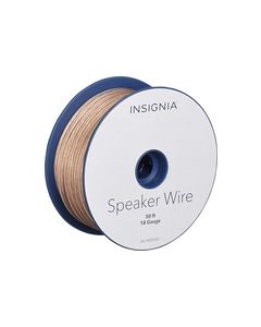 Insignia™ - 50' Speaker Wire - Clear