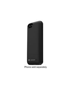 mophie - space pack 32GB External Battery Case for Apple® iPhone® 5 and 5s - Black