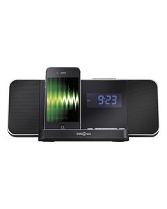 Insignia™ - Docking Clock Radio for Apple® iPod® and iPhone® - Black