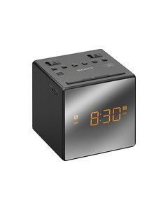 Sony - AM/FM Dual-Alarm Clock Radio - Black