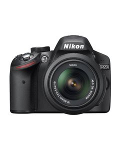 Nikon - D3200 DSLR Camera with 18-55mm VR Lens - Black