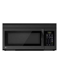 LG - 1.6 Cu. Ft. Over-the-Range Microwave - Smooth Black