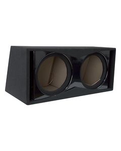 Metra - 12" Dual Ported Subwoofer Enclosure - Black