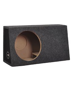 Metra - 12" Single Ported Subwoofer Enclosure for Most Trucks and SUVs - Charcoal