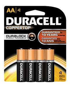 Duracell - AA 1.5V CopperTop Batteries (4-Pack)