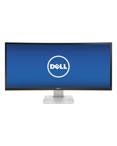 Dell - UltraSharp 34" IPS LED Curved HD 21:9 Ultrawide Monitor - Black