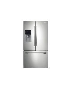 Samsung - 24.6 Cu. Ft. French Door Refrigerator with Thru-the-Door Ice and Water - Stainless Steel