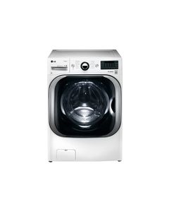 LG - 5.2 Cu. Ft. 14-Cycle High-Efficiency Steam Front-Loading Washer - White