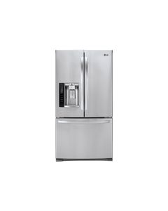 LG - 27.6 Cu. Ft. French Door Refrigerator with Thru-the-Door Ice and Water - Stainless-Steel