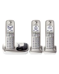 Panasonic - KX-TGD223N DECT 6.0 Expandable Cordless Phone System with Digital Answering System - Champagne Gold