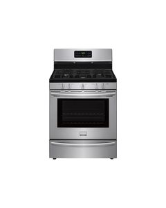 Frigidaire - Gallery 5.0 Cu. Ft. Self-Cleaning Freestanding Gas Convection Range - Stainless Steel