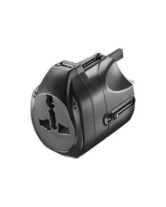 Insignia™ - Travel Power Adapter - Black