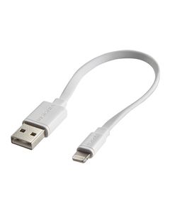 Insignia™ - Apple MFi Certified 6" Lightning Charge-and-Sync Cable - White