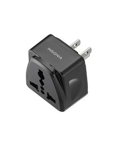 Insignia™ - Grounded North/South American Power Adapter - Black