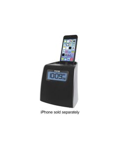 iHome - Lightning Clock Radio - Gunmetal