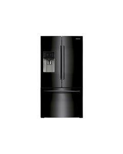 Samsung - 24.6 Cu. Ft. French Door Refrigerator with Thru-the-Door Ice and Water - Black