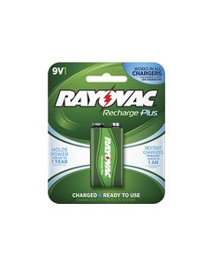 Rayovac - Rechargeable 9V Battery - Green