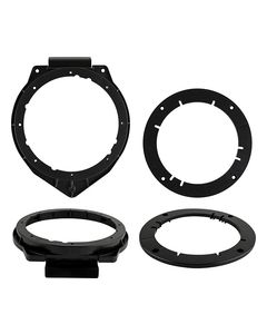 Metra - Speaker Adapter Plates for Most 2005 and Later GM Vehicles (2-Pack) - Black