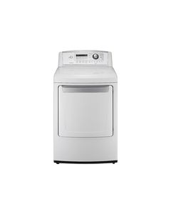 LG - 7.3 Cu. Ft. 8-Cycle Electric Dryer - White