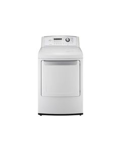 LG - 7.3 Cu. Ft. 8-Cycle Gas Dryer - White