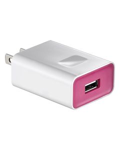 Insignia™ - USB Wall Charger - Hot Pink