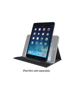 Logitech - Turnaround Case for Apple® iPad® mini, iPad mini 2 and iPad mini 3 - Intense Black