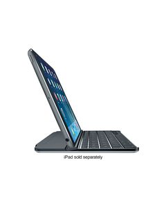 Logitech - Ultrathin Keyboard Cover for Apple® iPad® mini, iPad mini 2 and iPad mini 3 - Space Gray