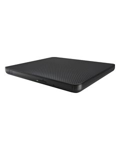 LG - Ultra Slim 8x Max. DVD Write Speed External USB DVD±RW/CD-RW Drive - Black