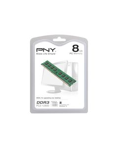 PNY - 8GB PC3-12800 DDR3 DIMM Desktop Memory - Green