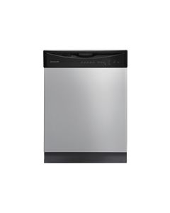 Frigidaire - 24" Tall Tub Built-In Dishwasher - Stainless-Steel