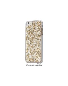 Case-Mate - Karat Hard Shell Case for Apple® iPhone® 6 Plus and 6s Plus - Clear/Gold