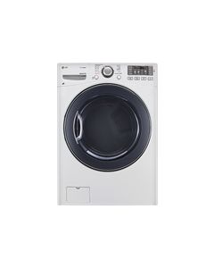LG - SteamDryer 7.4 Cu. Ft. 12-Cycle Steam Gas Dryer - White